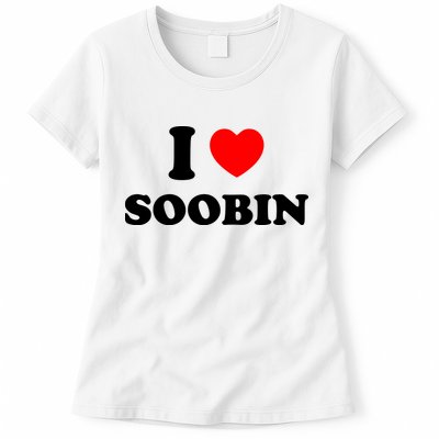 I Love Soobin Womens T-Shirt