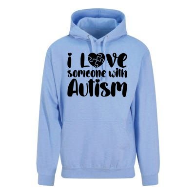 I Love Someone With Autism Mom Gift Autism Awareness Gift Unisex Surf Hoodie