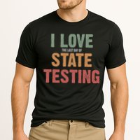 I Love State Testing Funny State Testing Day Staar Test Day Cooling Performance Crew T-Shirt