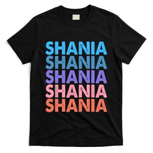 I Love Shania Personalized First Name Shania T-Shirt