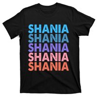 I Love Shania Personalized First Name Shania T-Shirt