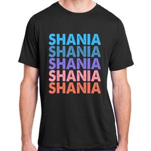 I Love Shania Personalized First Name Shania Adult ChromaSoft Performance T-Shirt