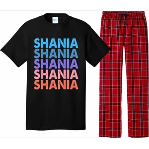 I Love Shania Personalized First Name Shania Pajama Set