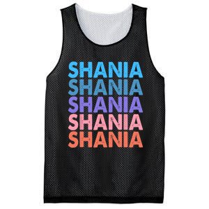 I Love Shania Personalized First Name Shania Mesh Reversible Basketball Jersey Tank