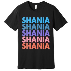 I Love Shania Personalized First Name Shania Premium T-Shirt