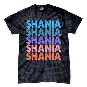 I Love Shania Personalized First Name Shania Tie-Dye T-Shirt