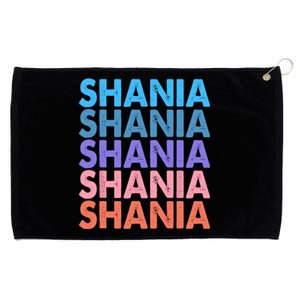 I Love Shania Personalized First Name Shania Grommeted Golf Towel