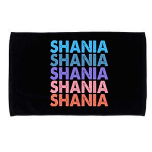 I Love Shania Personalized First Name Shania Microfiber Hand Towel