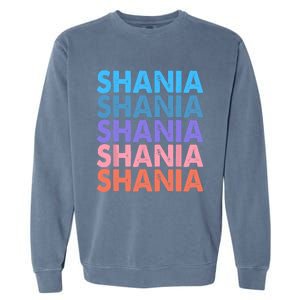 I Love Shania Personalized First Name Shania Garment-Dyed Sweatshirt