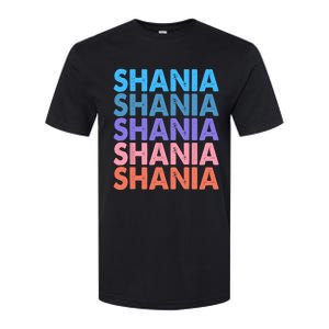 I Love Shania Personalized First Name Shania Softstyle CVC T-Shirt