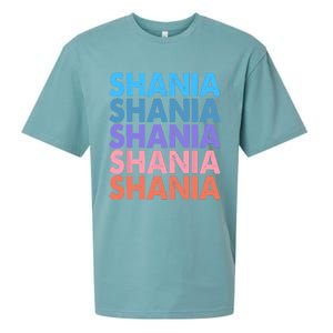 I Love Shania Personalized First Name Shania Sueded Cloud Jersey T-Shirt