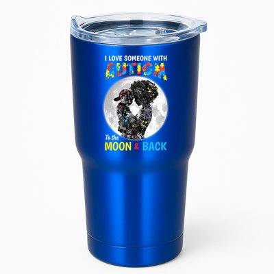I Love Someone With Autism To The Moon And Back Funny Gift Tumbler