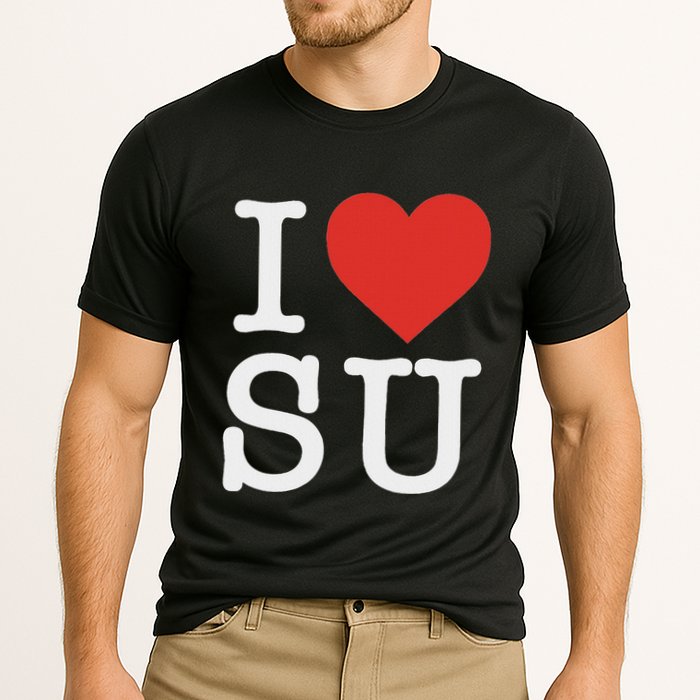 I Love Su Cooling Performance Crew T-Shirt