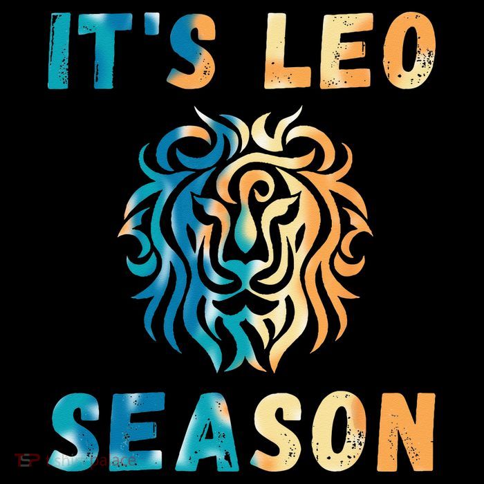 Its Leo Season Celtic Design Retro Colors Lion Zodiac Flatbill Hat