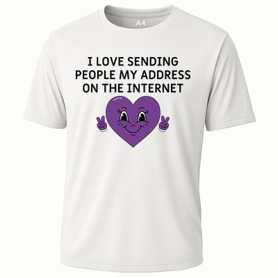 I love sending people my address on the internet Performance Shirt