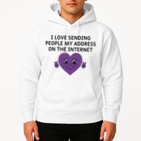 I love sending people my address on the internet Hoodie
