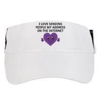 I love sending people my address on the internet Adult Drive Performance Visor