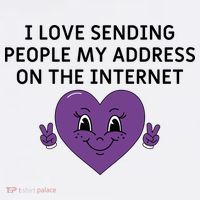I love sending people my address on the internet Premium T-Shirt