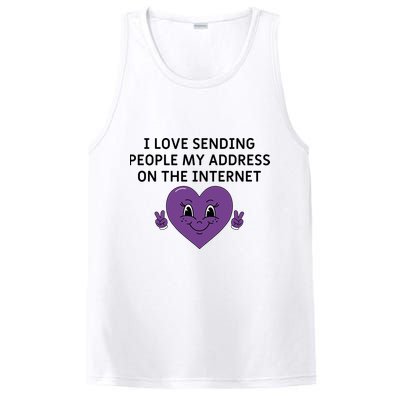 I love sending people my address on the internet PosiCharge Competitor Tank