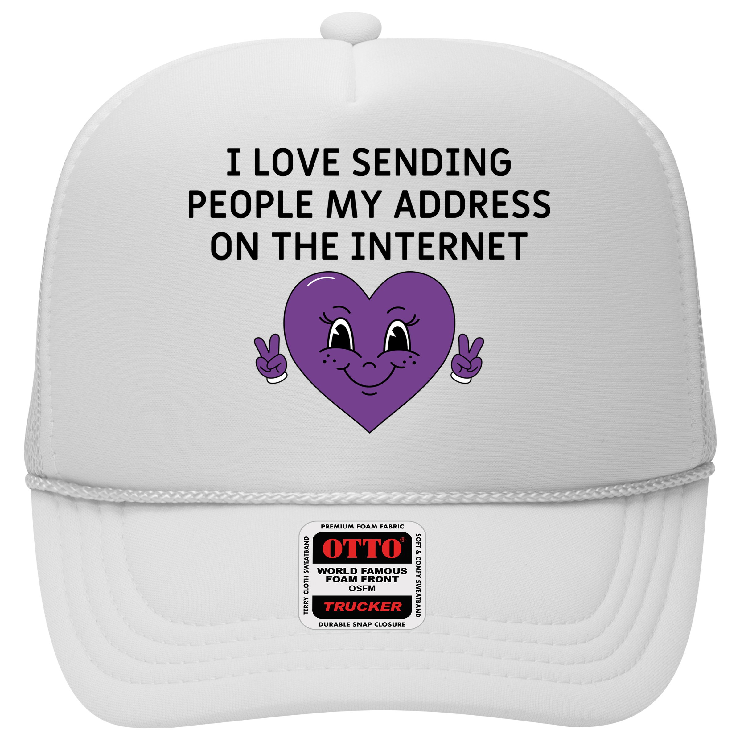 I love sending people my address on the internet Hat