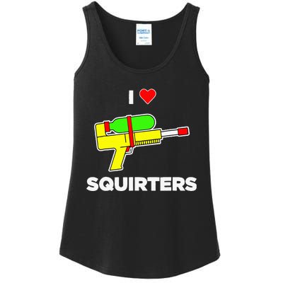 I Love Squirters Quote Ladies Essential Tank