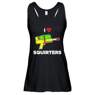 I Love Squirters Quote Ladies Essential Flowy Tank