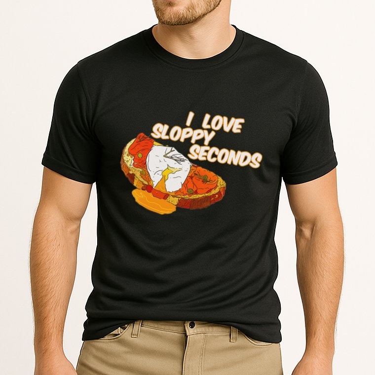I Love Sloppy Seconds Breakfast Meme Cooling Performance Crew T-Shirt