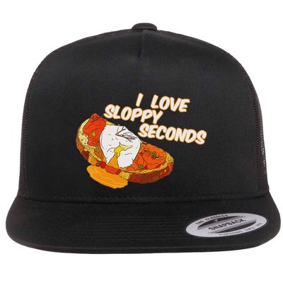 I Love Sloppy Seconds Breakfast Meme Flatbill Hat