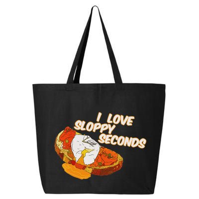 I Love Sloppy Seconds Breakfast Meme 25L Jumbo Tote
