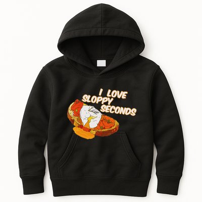 I Love Sloppy Seconds Breakfast Meme Kids Hoodie