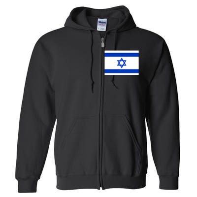 Israel Love Stand With Israel Full Zip Hoodie