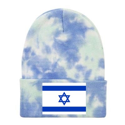 Israel Love Stand With Israel Tie Dye 12in Knit Beanie