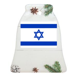 Israel Love Stand With Israel Ceramic Bell Ornament