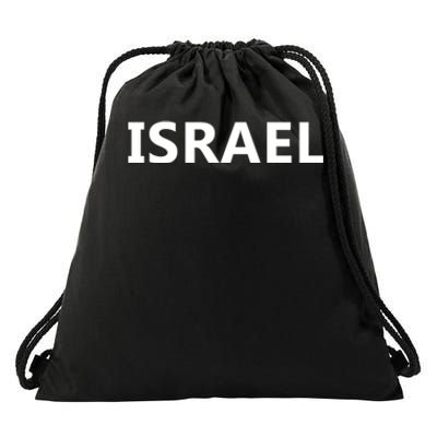 Israel Love Stand With Israel Drawstring Bag