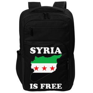 I Love Syria Is Free Syrian Map New Syrian Flag Impact Tech Backpack