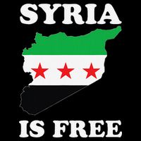 I Love Syria Is Free Syrian Map New Syrian Flag 16 in Basic Backpack