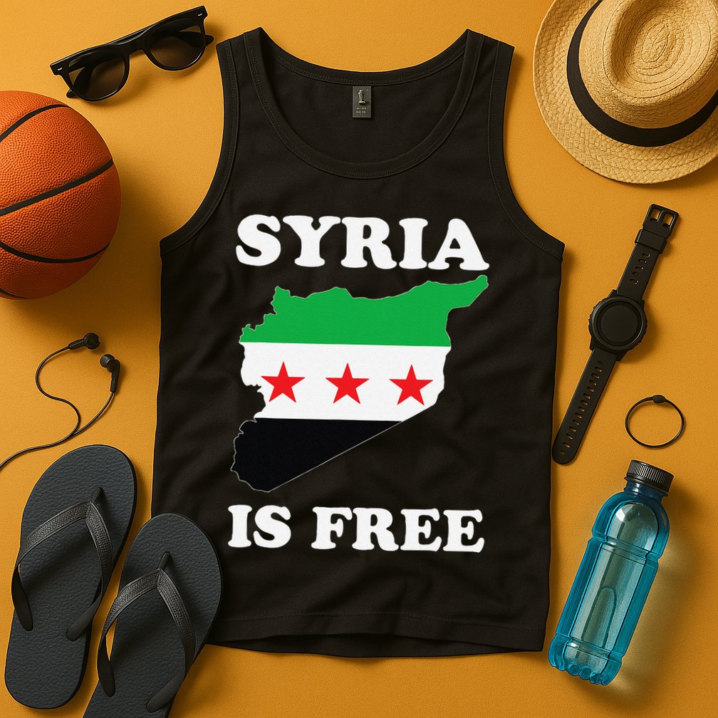 I Love Syria Is Free Syrian Map New Syrian Flag Tank Top