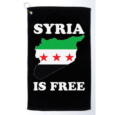 I Love Syria Is Free Syrian Map New Syrian Flag Golf Towel