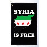 I Love Syria Is Free Syrian Map New Syrian Flag Golf Towel