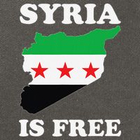 I Love Syria Is Free Syrian Map New Syrian Flag Cotton Canvas Backpack