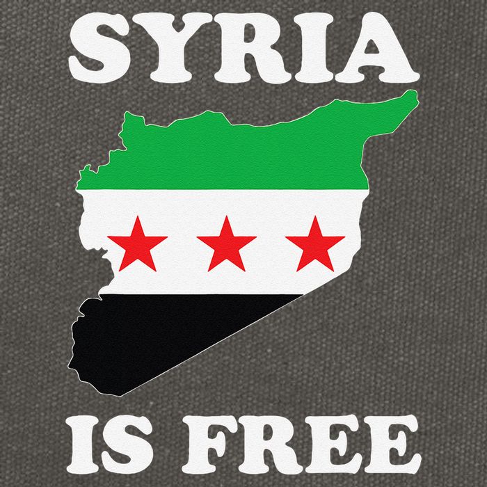 I Love Syria Is Free Syrian Map New Syrian Flag Cotton Canvas Backpack