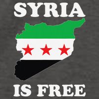 I Love Syria Is Free Syrian Map New Syrian Flag Vector Backpack