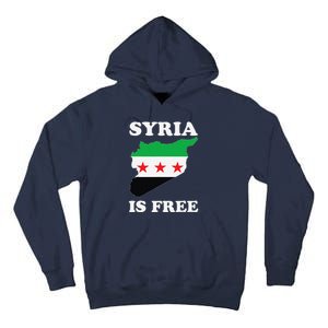 I Love Syria Is Free Syrian Map New Syrian Flag Tall Hoodie