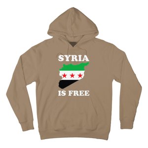 I Love Syria Is Free Syrian Map New Syrian Flag Hoodie