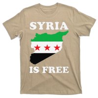 I Love Syria Is Free Syrian Map New Syrian Flag T-Shirt