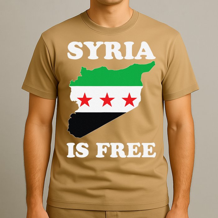 I Love Syria Is Free Syrian Map New Syrian Flag T-Shirt