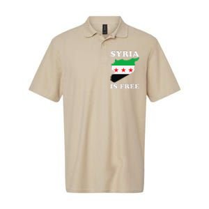 I Love Syria Is Free Syrian Map New Syrian Flag Softstyle Adult Sport Polo