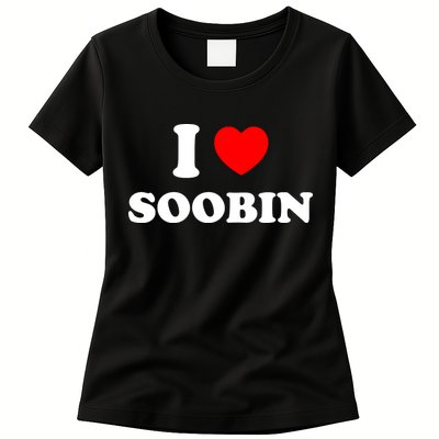 I Love Soobin Womens T-Shirt