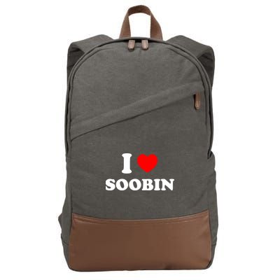 I Love Soobin Cotton Canvas Backpack
