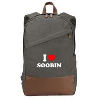 I Love Soobin Cotton Canvas Backpack